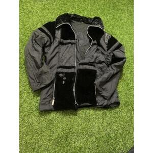 Olsen Collection Faux Fur Bomber Jacket Black Size L